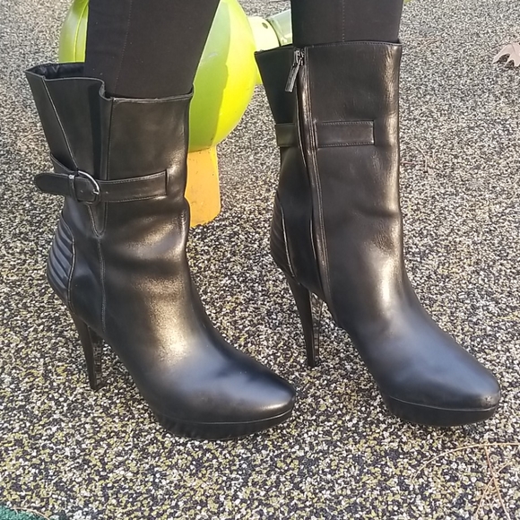 Kenneth Cole leather boots size 9.5 - Picture 10 of 12